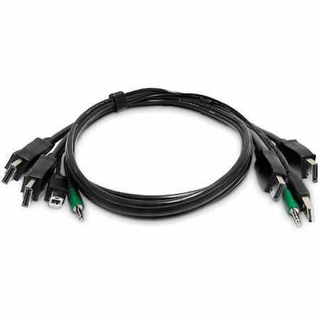 Startech.Com 6FT (1.8M) DISPLAYPORT KVM CABLE, USB 2.0, 3.5MM AUDIO, UNIVERSALLY COMP at IBLE C SK2DPMMKVM06-TAA