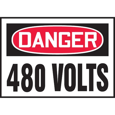 Accuform Danger Safety Label LELC164VSP