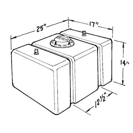 Jaz 200-222-01 22 gal C-T Fuel Cell JAZ200-222-01