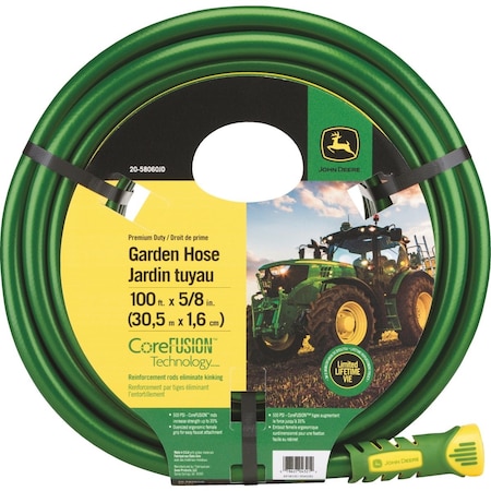 John Deere 5/8'' x 100 Ft. Hose CJDF58100