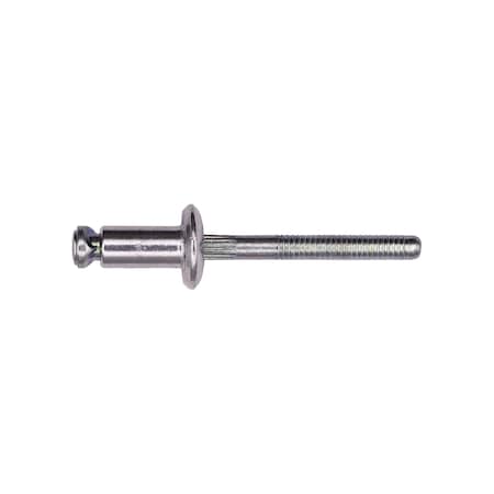 Auveco Peel Type Rivet 1/4in Diameter 7/64in-11/64in Grip, 25PK 15684