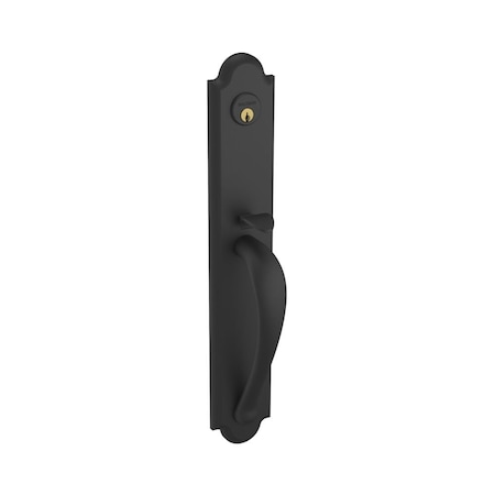 Baldwin Entry Handlesets Satin Black M514.190.LENT