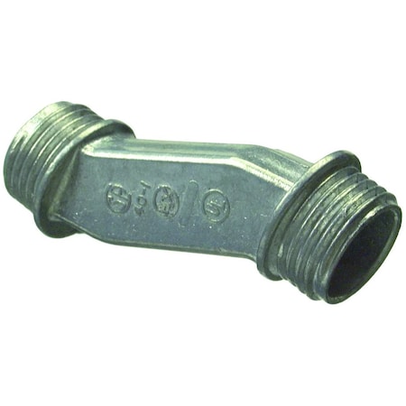 Halex Conduit Fitting Offset Nipple, 1-1/2 in, Die Cast Zinc 04015