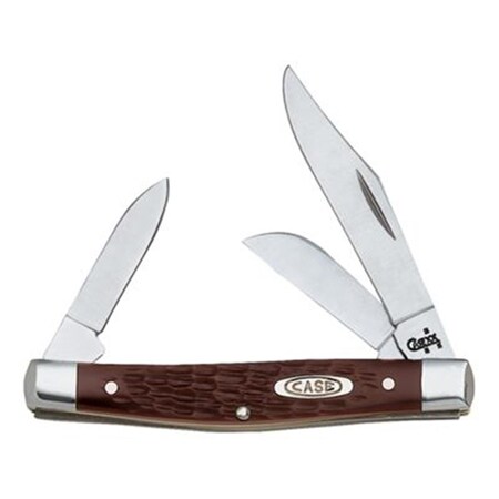 Wr Case 106 Case Brown Synthetic Knife - Medium Stockman 88007405