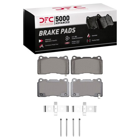 Dfc 5000 Advanced Disc Brake Pad Set, 1551-1001-07