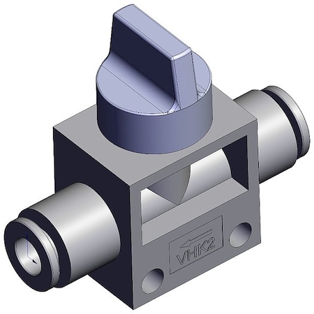 Smc Finger valve, VHK, 41 mm, 48 mm VHK2A-06F-06F