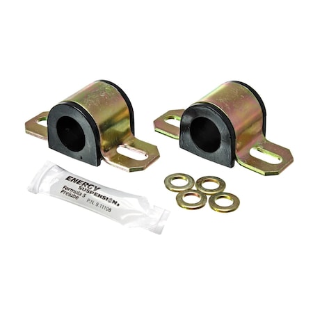 Energy Suspension Stabilizer Bar Mount Bushing, 1 Inch Bar Diameter; Black; Polyurethane; Non-Greaseable 9.5129G