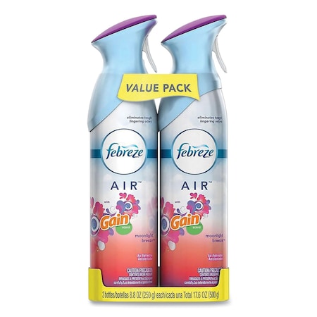 Febreze AIR, Gain Moonlight Breeze, 8.8 oz Aerosol Spray, 2PK 97809