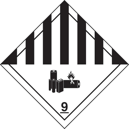 Accuform DOT SHIPPING LABELS HAZARD CLASS 9 MSL902PS5