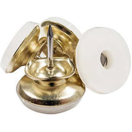 Richelieu 1 in. Brass Base Glide, 4PK 235867