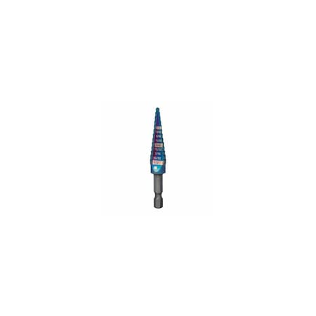 Sm Products Mach-Blue 13-Step Drill Bit, 1/8 - 1/2 In. 19019