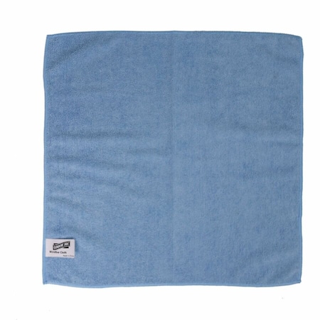 Genuine Joe General Purpose Microfiber Cloth - 16 x 16 - Blue, 15PK GJO39506CT
