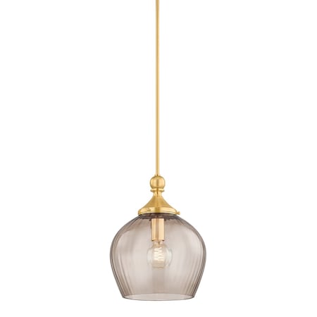 Hudson Valley Lighting Chatton 12 in. Pendant in Aged Brass 6913-AGB