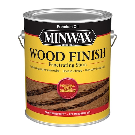 Wood Finish Gal 71007 Red Mahogany Penetrating Oil-Based Wood Stain 71007000