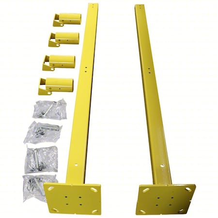 Edgesafe Safety Handrail, Steel, Yellow, 43-5/16" H ESR-STARTER-PCY