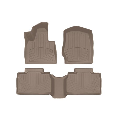 Weathertech Tan, Front and Rear FloorLiner HP 451575-1-2IM