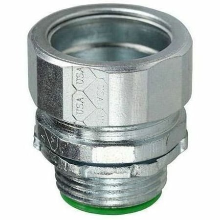 Dottie Conduit Fitting Connector, 3/4 in, Threadless, Steel, Zinc Plated NT75I