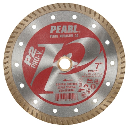 Pearl P2 Pro-V Turbo Blade 7 in. x .080 x 20mm-5/8 in. Adapter PV007T