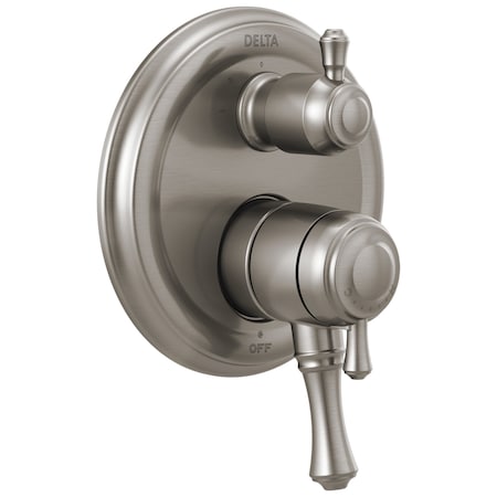 Delta Cassidy Traditional 2-Handle Monitor 17 Series Valve Trim with 3-Setting Integrated Diverter T27897-SS