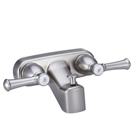 Bookazine DFSA110LSN Designer RV Tub & Shower - Brushed Satin Nickel Plated - 4 in. TI3029146