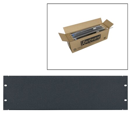 Lowell Alum Panel w fl 3U, 6PK AP-3CC