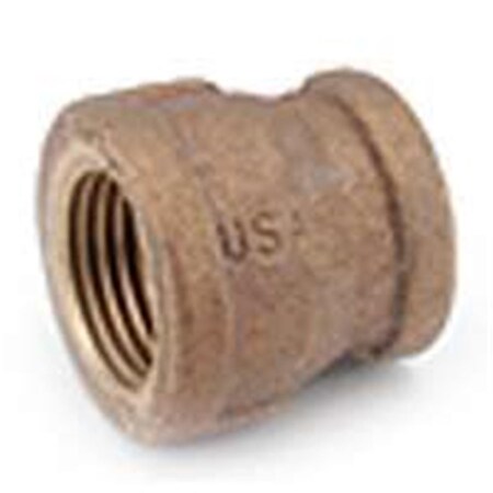 Gizmo 738119-1206 Brass Reducing Coupling .75 x .37 In. GI417322
