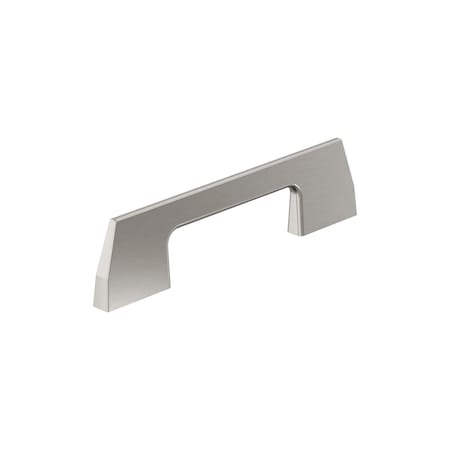 Amerock Angle 3 inch (76mm) Center-to-Center Satin Nickel Cabinet Pull, 10PK 10VMP37299G10