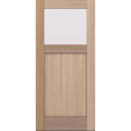 Doornmore CRF-P1G1, 37.75" x 82" ( 36" Door) Left Hand, Mahogany Top View Exterior Door CRF-P1G1-SW-3680_1_LI