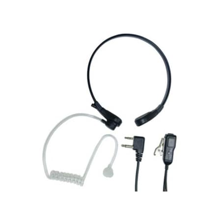 Midland Radio Throat Microphone, 65inLx4-1/4inWx3/4inH AVPH8