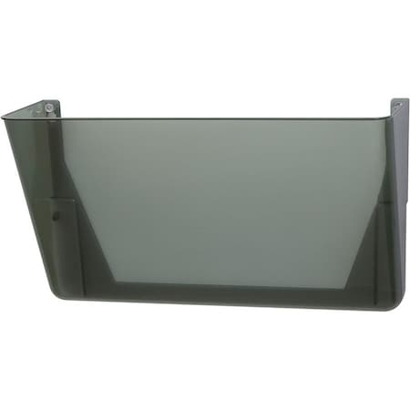 Officemate Wall Pocket, Letter, Smoke, 7Hx13W In, Smoke 21431