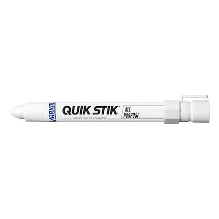 Markal Paint Crayon, Large Tip, White Color Family 61051