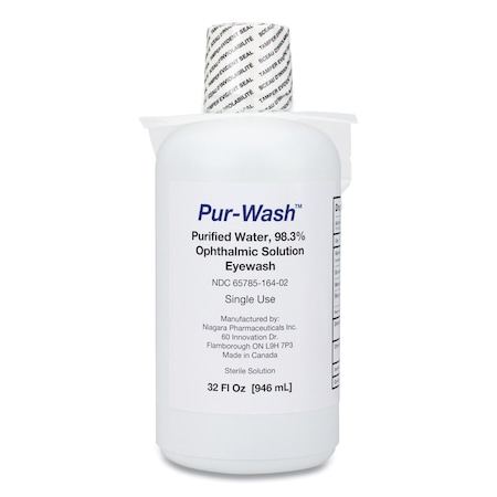 First Aid Only Pur-Wash Eye Wash, 32 oz Bottle 340232