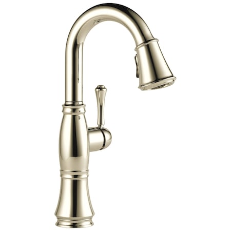Delta Single Handle Pull-Down Bar/Prep Faucet 9997-PN-PR-DST