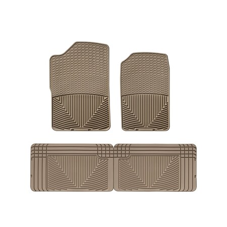 Weathertech Tan, Front and Rear All Weather Floor Mats W14TN-W25TN