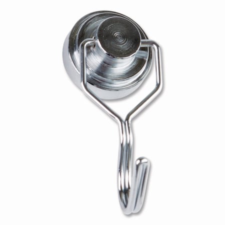 Teacher Created Resources Magnetic Hook, Steel, Silver, Supports Up to 20 lbs, 2PK TCR20787