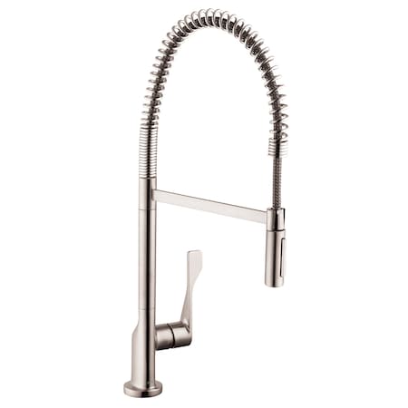 Axor Citterio Semi-Pro Kitchen Faucet 2-Spray, 1.5 GPM 39841801