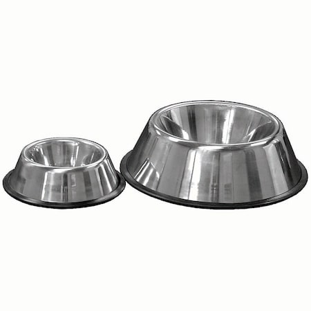 Jorgensen Laboratories Jorvet No-Tip Pet Bowl, 8oz, Stainless Steel J0804A
