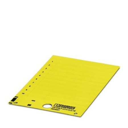 Phoenix Contact US-EMLP 27X12 5 YE Plastic label Card 0828891