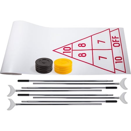 Champion Sports Economy Shuffleboard Set, Ct, Cues Discs SBA20
