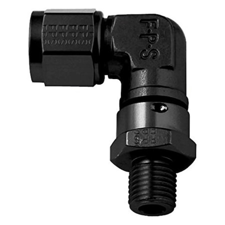 Fragola 499008-BL 8-AN Female Nut x 0.75-16 in. O-Ring 90 deg Swivel FRG499008-BL