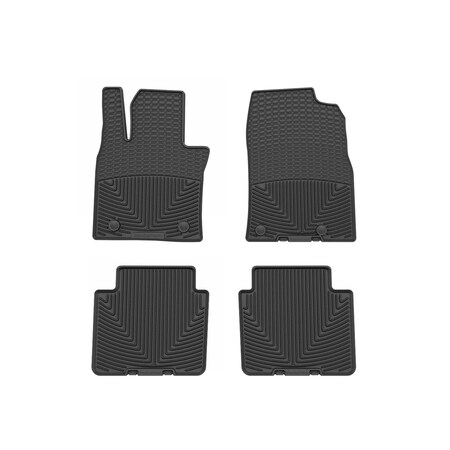 Weathertech Black, Front and Rear All Weather Floor Mats W629-W630