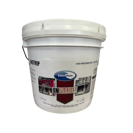 Eaco Chem Instrip 1 Gallon - Non-Hazardous Interior and Exterior Stripping Agent. Remove Primer, Solven, Wate IS1g