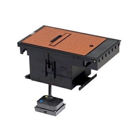 Wiremold Box Cover Assy, Outdoor, BN, L530R Recep XB814CL530BN