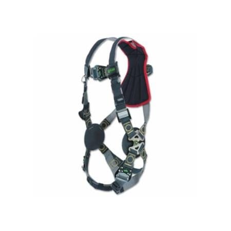Miller Revolution Arc-Rated Full Body Harness, Quick-Connect Leg Strap Buckles, Universal 493-RKNAR-QC/UBK
