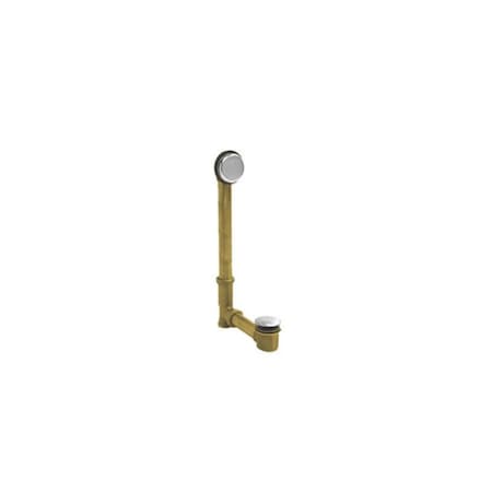 Mountain Plumbing Soft Toe Touch Bath Waste and Overflow, Brass, Center Drain Tub in Tuscan Brass BDWUNV45/TB