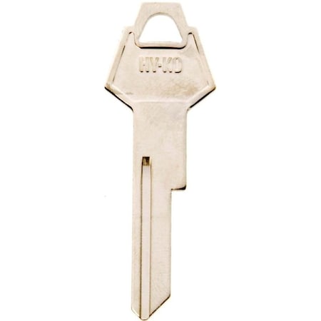 Hy-Ko Key Blank, Brass, Nickel, For: Chrysler Vehicle Locks 11010Y152