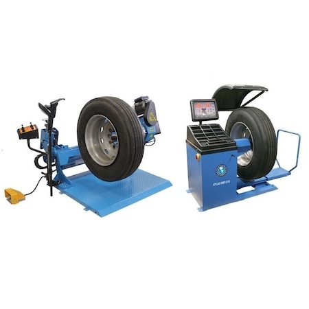 Atlas Automotive Equipment Tc305A Tire Changer+Wbt210 Wheel Balancer Combo TTCWB-COMBO2-FPD