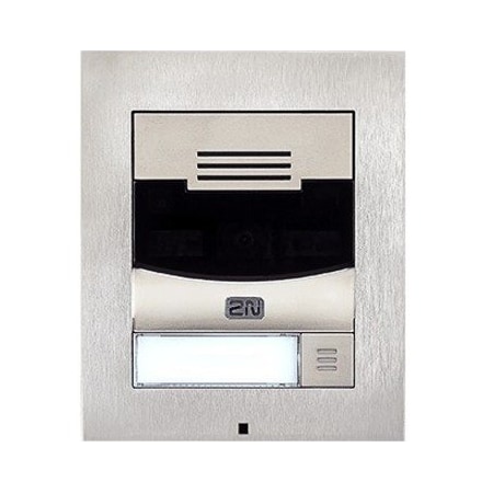 Axis 2N IP Solo Intercom Sub Station - Cable - Surface Mount for Home - Nickel - TAA Compliant 01301-001