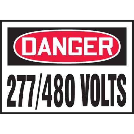 Accuform Danger Safety Label LELC161XVE
