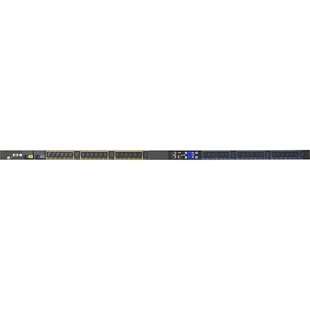 Eaton Metered Input rack PDU 0U L6-30P input 5.76 kW max 200-240V 24A 10 ft cord Single-phase EMI104-10